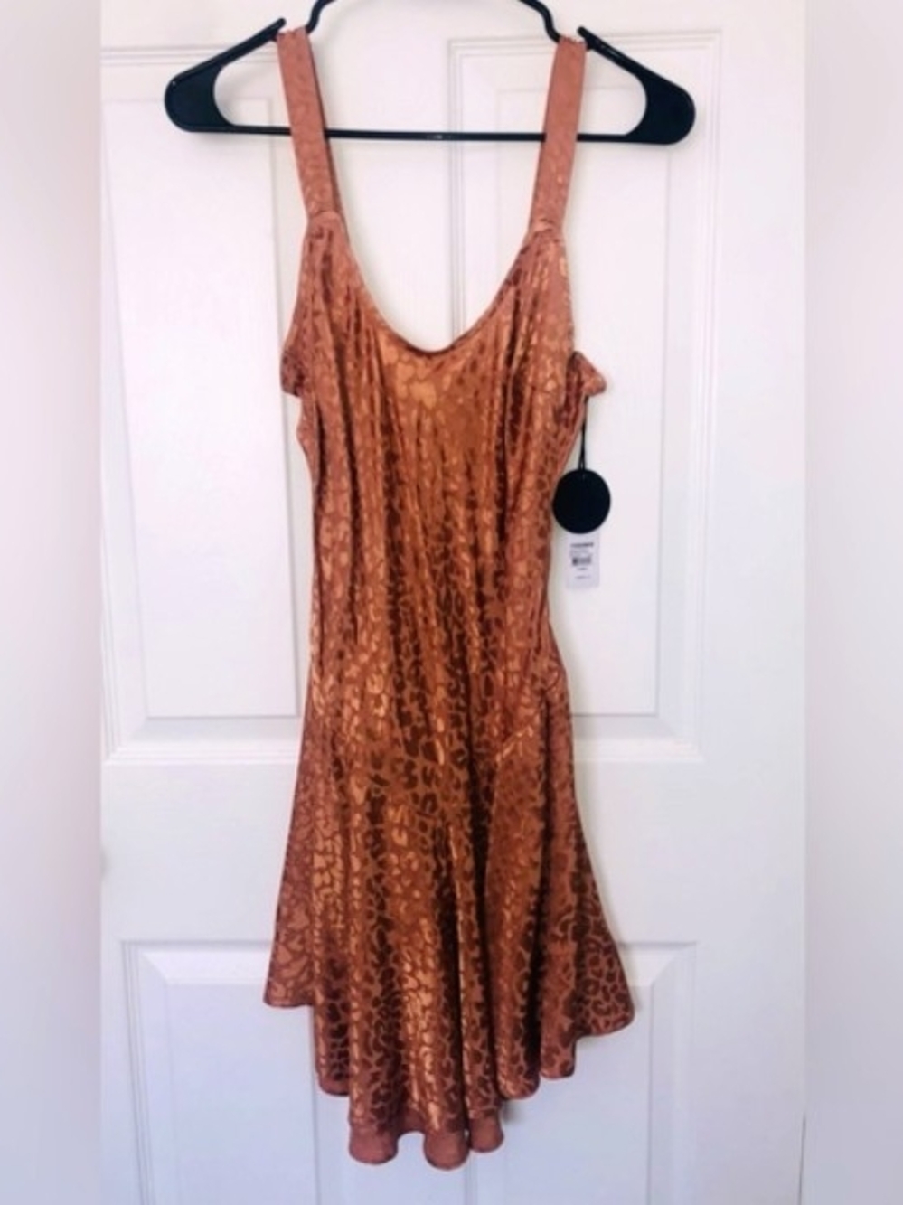 NWT Amuse Society Anissa Woven Mini Dress - Rum Color - See Pics - Picture 3 of 7